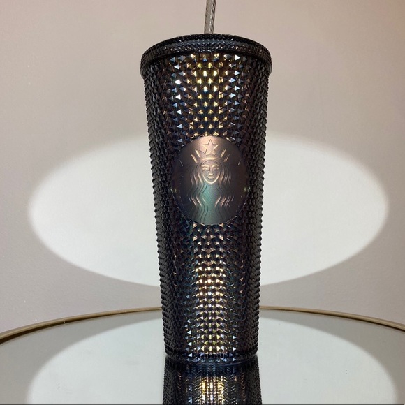 Starbucks Dark Unicorn Black studded tumbler